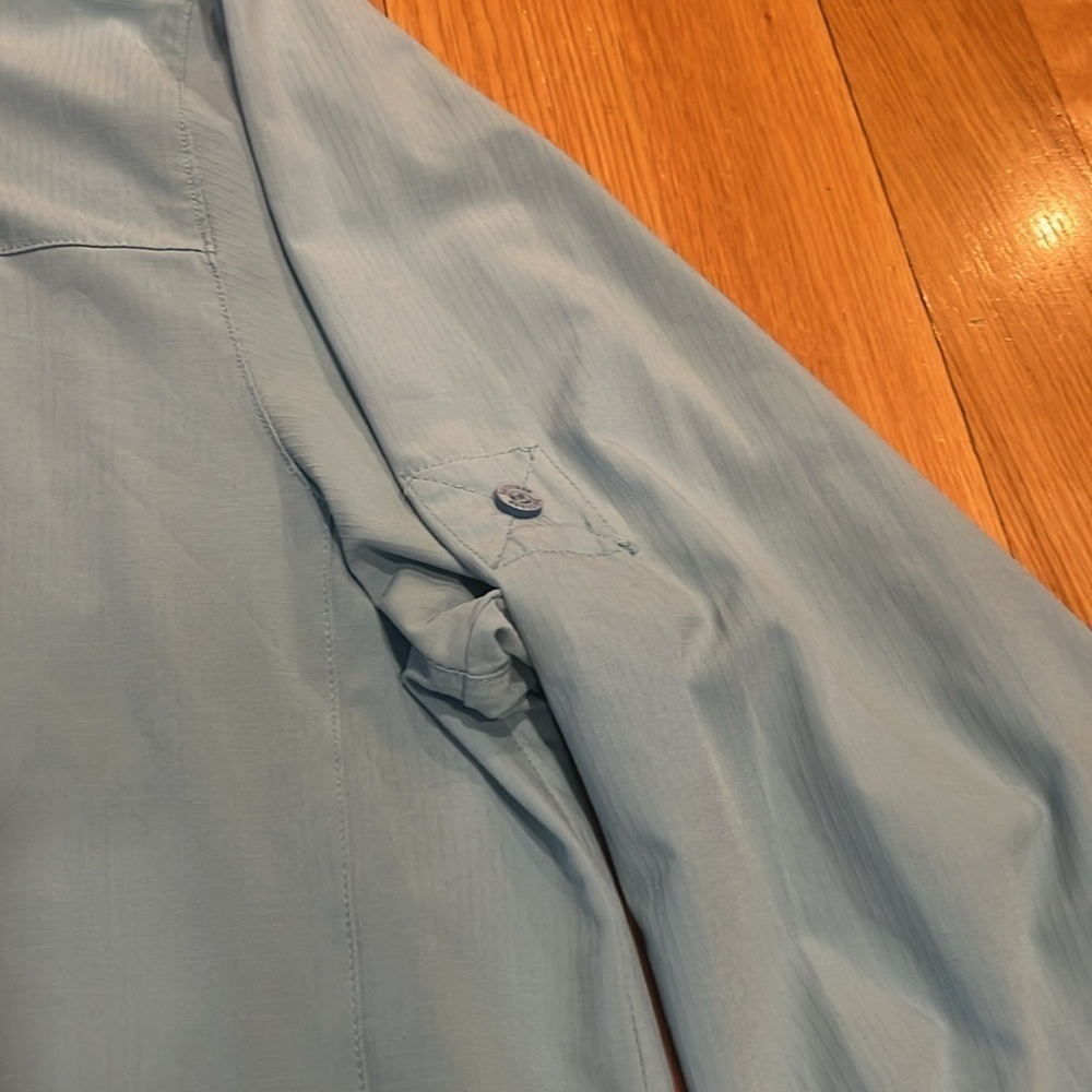 Reel life mens saltwater long sleeve with roll tabs button down size 2Xl. - Picture 7 of 7